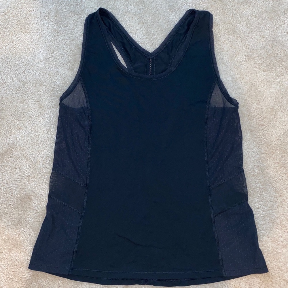 Black Lululemon Workout Top